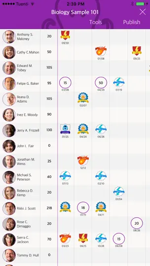 Screenshot von Classroom Badge Maker IDoceo auf dem iPhone 2