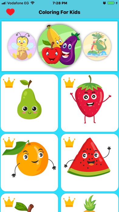 Fun Coloring Pages for Kids iPhone screenshot 7 - Education app