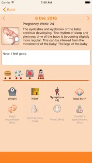 WomanLog Pregnancy Calendar iphone bilder 1