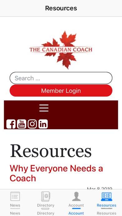 The Canadian Coach screenshot 2