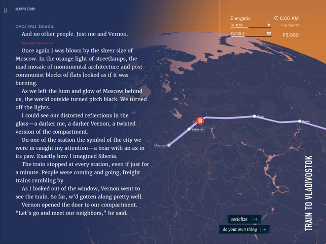 Wanderlust: Transsyberyjski Zrzut ekranu