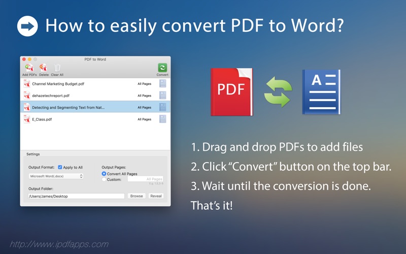 Screenshot #3 pour Quick PDF to Word Converter