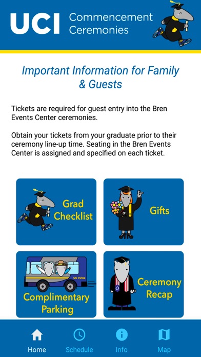 Screenshot 2 of UC Irvine Commencement App