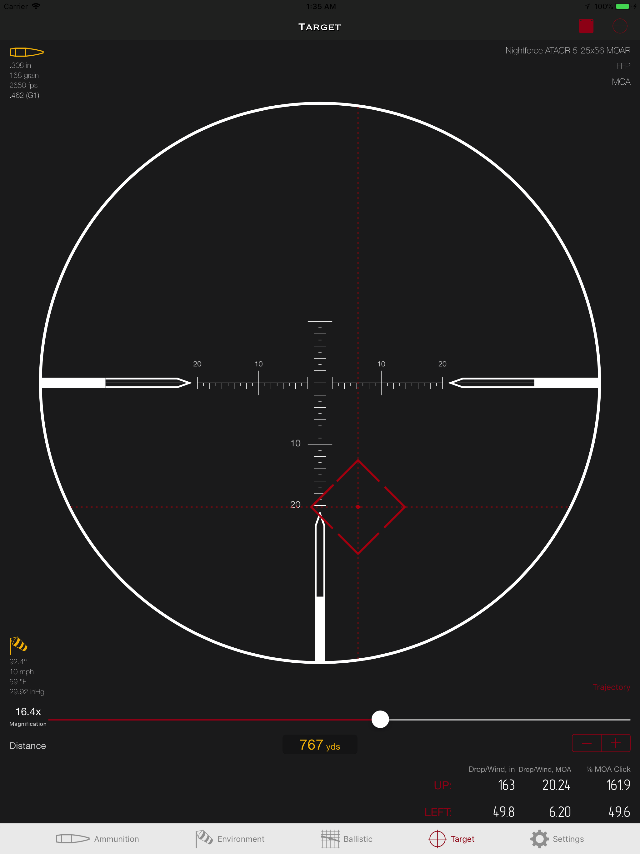 SBC - Ballistic Calculator app screenshot 11