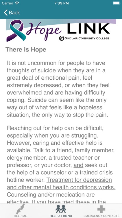 Sinclair College Hope Link screenshot-5