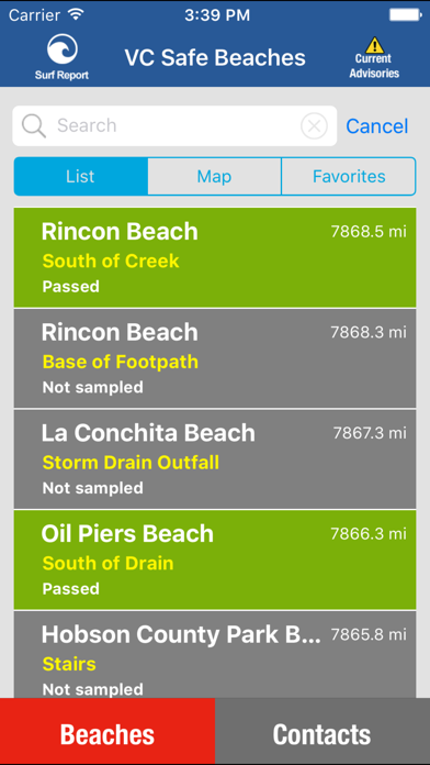 VC Safe Beaches Screenshot