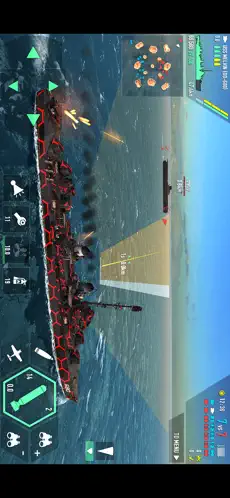 स्क्रीनशॉट 2 Battle of Warships: Naval Wars iphone