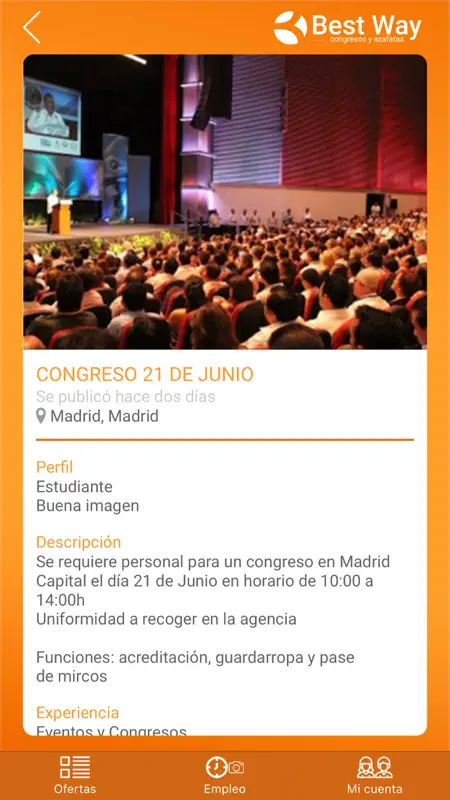 Best Way Congresos screenshot 3 of 5