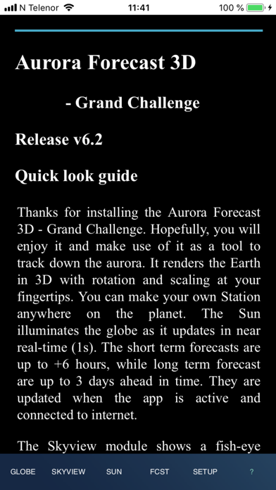 Aurora Forecast 3D Screenshot