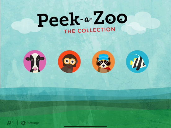 Peek-a-Zoo: The Collection iPad screenshot 1 - Education app