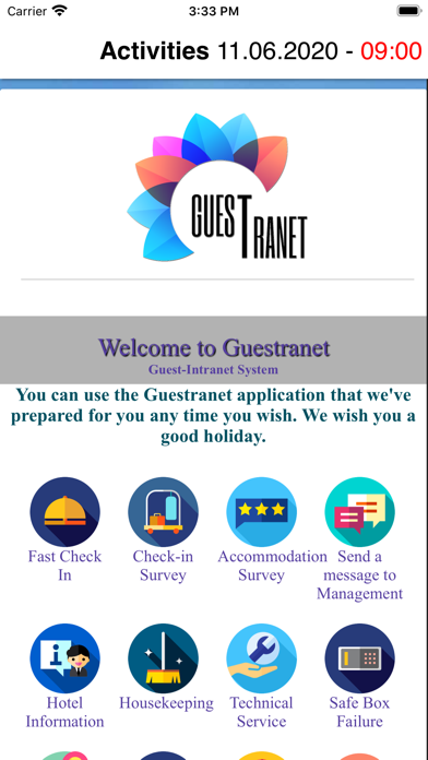 Screenshot #2 pour Guestranet Hotel Application