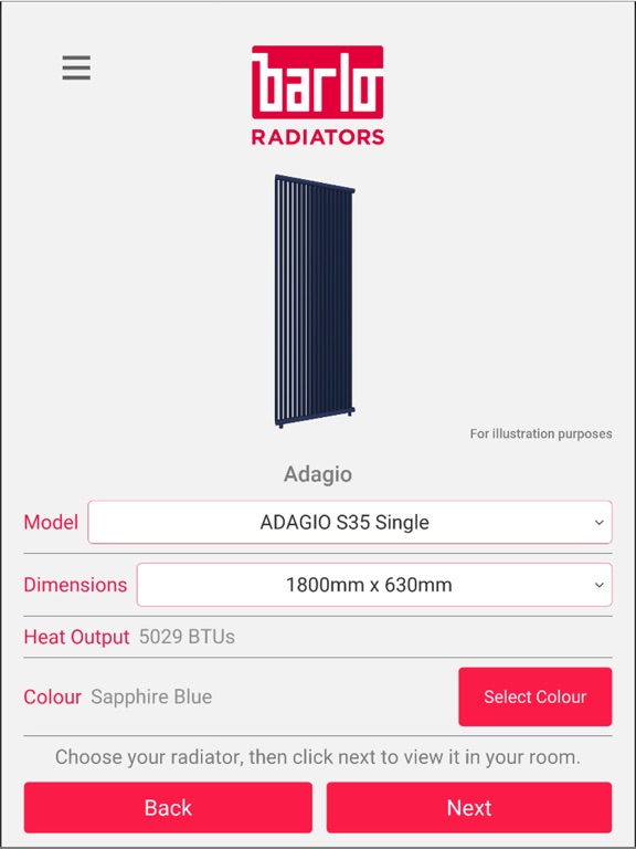 Screenshot #6 pour Barlo Designer Radiator App