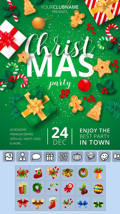 Greeting Cards Maker Christmas screenshot-3