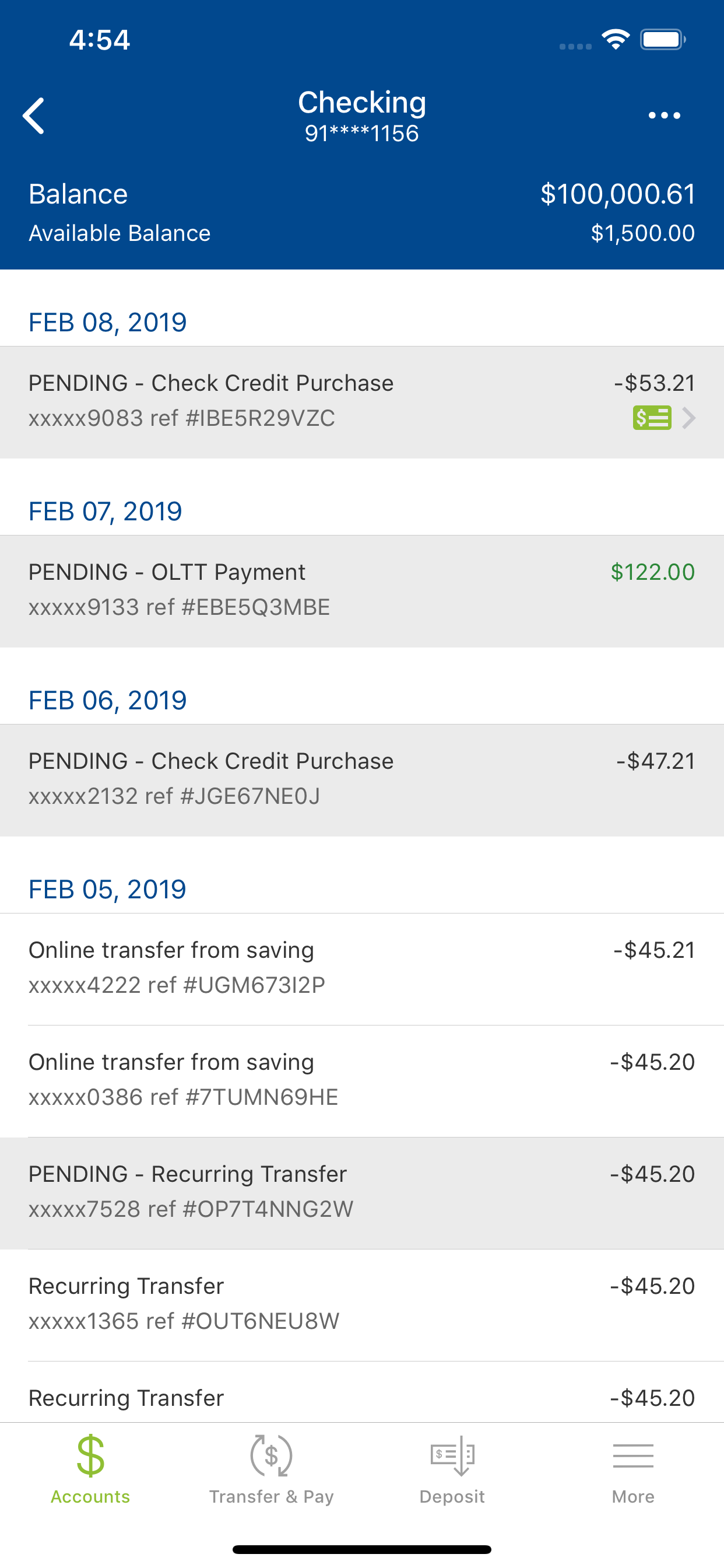 VAPR MOBILE BANKING
