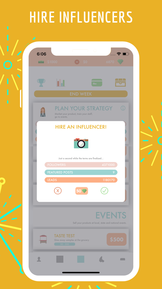 #5. Candy CEO - Business Simulator (iOS) By: Chimpanzee, LLC