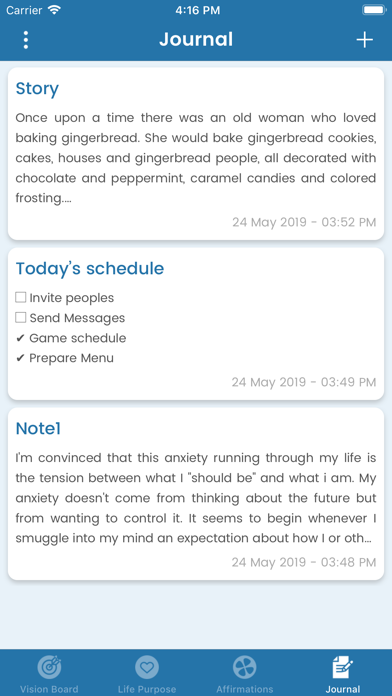 My Vision Board - Goal Setting iPhone screenshot 6 - Lifestyle app