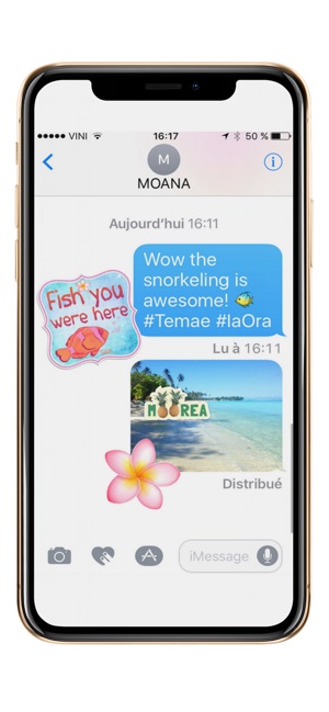 Tahiti Stickers for iMessage(圖7)-速報App