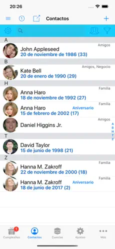 Screenshot 4 BirthdaysPro X iphone