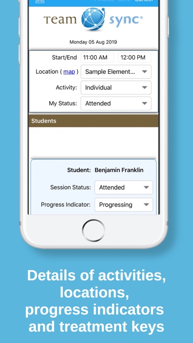 TeamSync Mobile Screenshot
