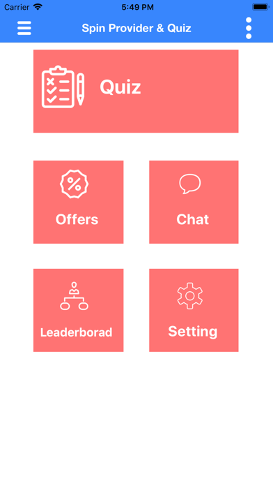Screenshot #1 pour Spin Provider & Quiz