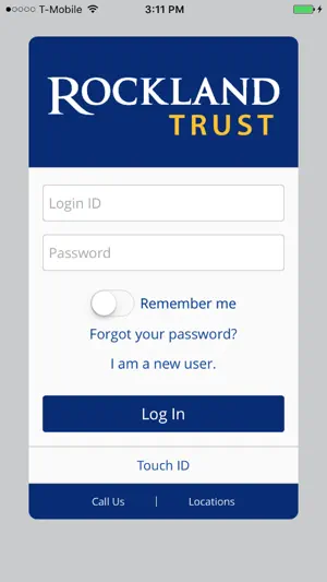 Rockland Trust Mobile Banking screenshot 1