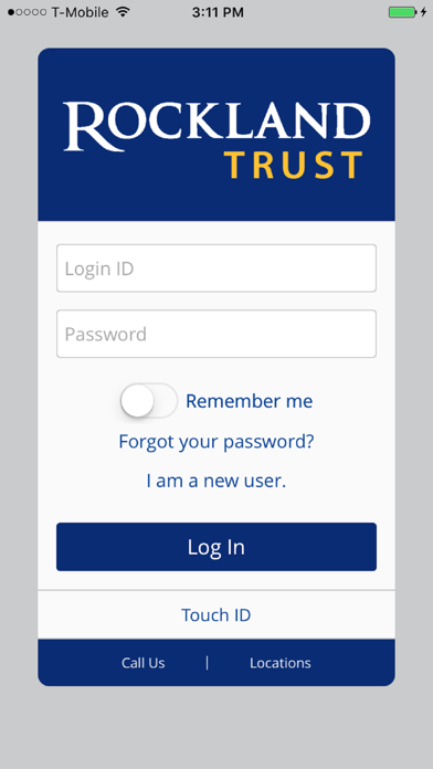 Rockland Trust Mobile Banking Screenshot