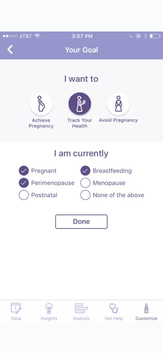FEMM Period Ovulation Tracker: Screenshot 1 von 5
