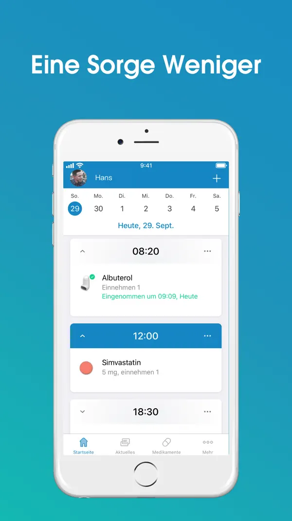 Arznei & Medikamente Alarm Screenshot 2