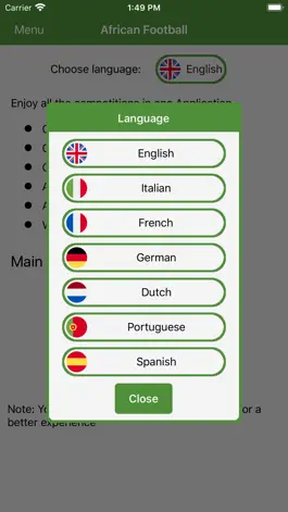 Game screenshot African Football live apk