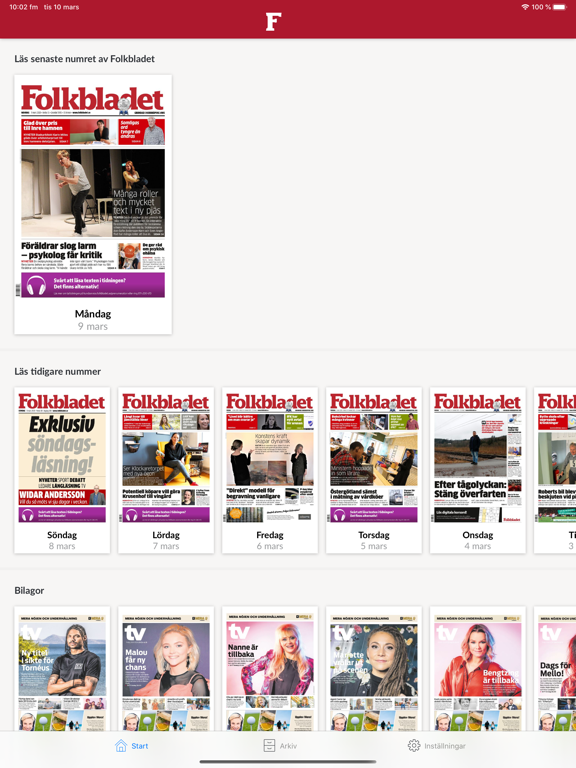 Screenshot #4 pour E-tidning Folkbladet