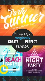 party flyer creator iphone screenshot 1