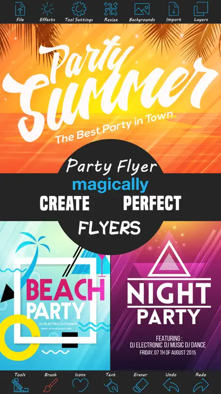 Party Flyer Creator screenshot 1 of 5