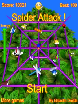 Spider Attack arcade game screenshot 6
