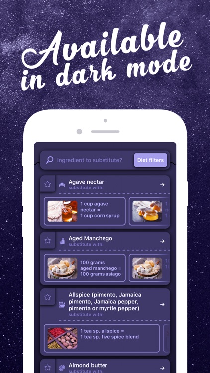 Substitutions | Diet & Allergy screenshot-5