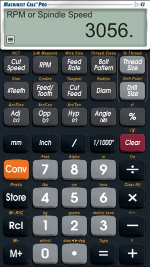 Machinist Calc Pro screenshot 1