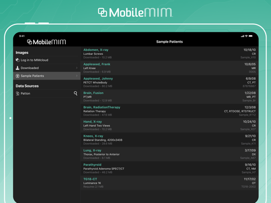 Mobile MIM iPad app afbeelding 5