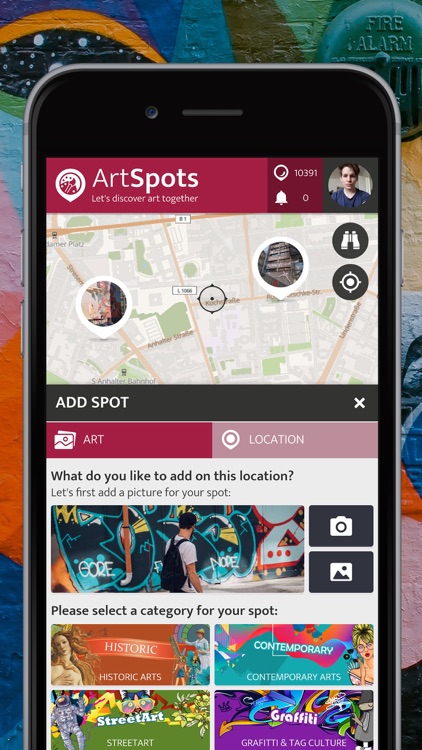 ArtSpots - let's discover art