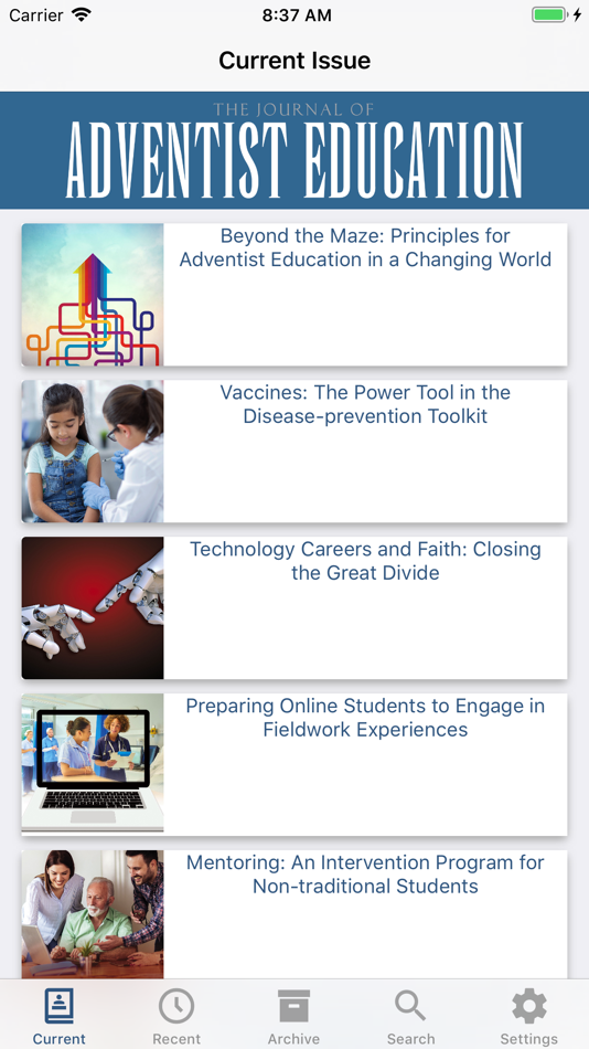 Journal of Adventist Education - 1.2.9 - (iOS)