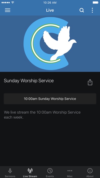 Cornerstone Church Oxford Screenshot
