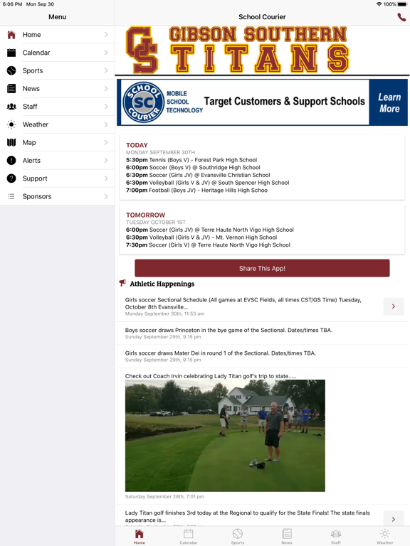 Screenshot #5 pour Gibson Southern Athletics