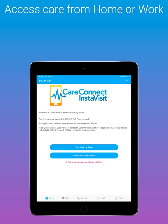 InstaVisit iPad screenshot 2 - Medical app