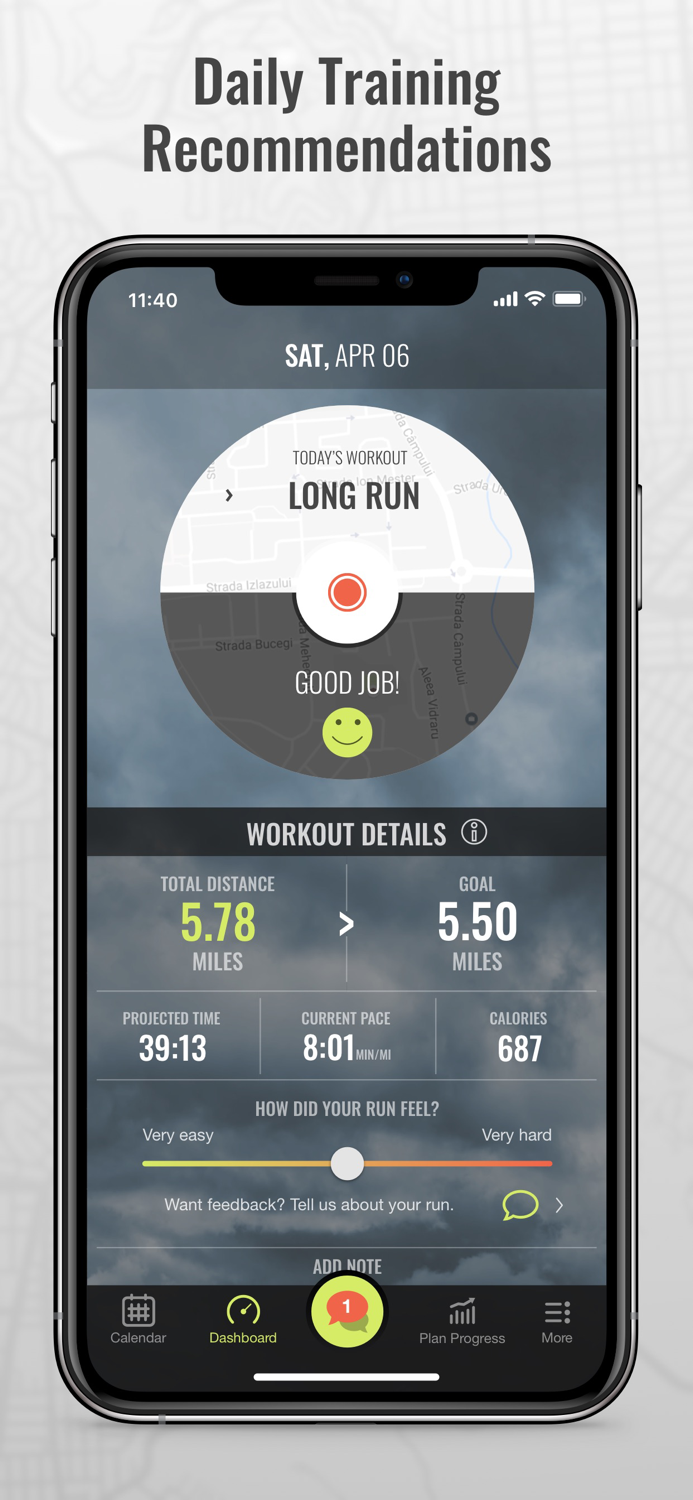 Marathon Trainer and Run Tracker