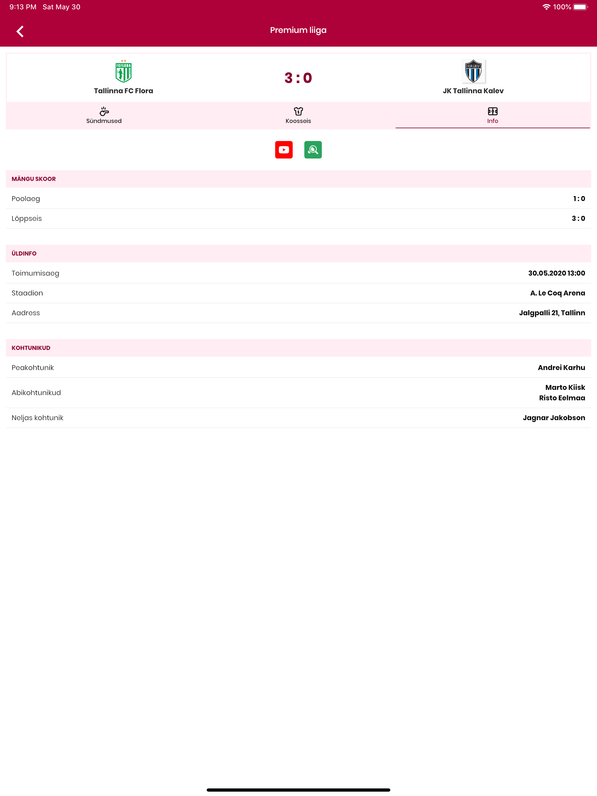 Eesti jalgpall screenshot 18