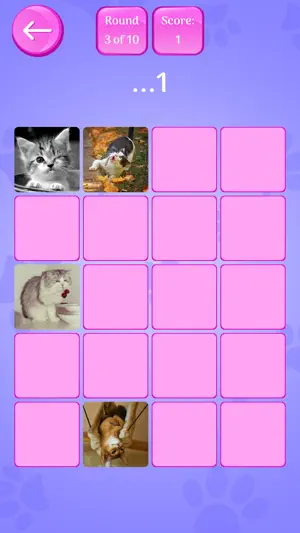 Cute Cats Memory Match Game screenshot 4