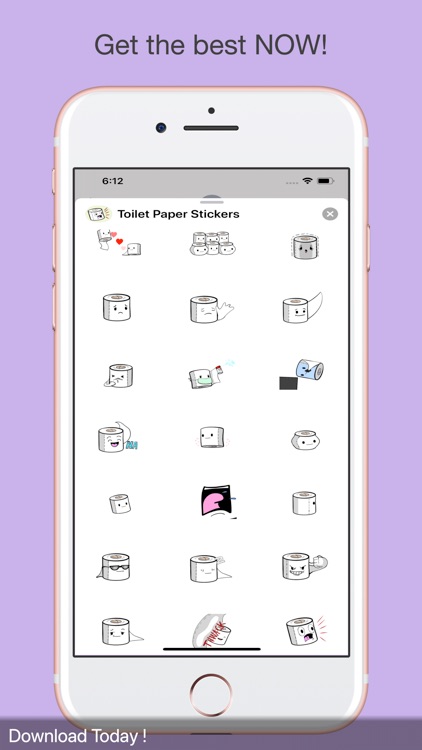 Toilet Paper Stickers Pro