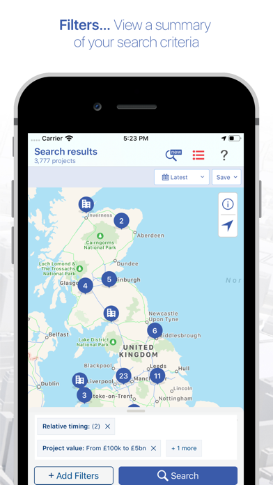 Project Locator Screenshot