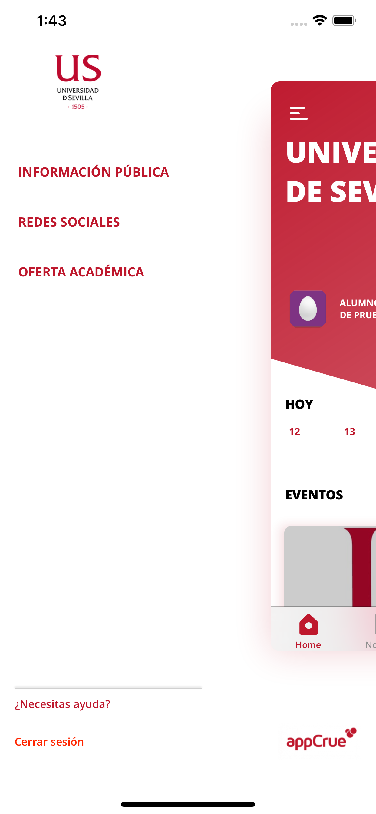 US - Universidad de Sevilla screenshot 3