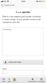 Negócios screenshot