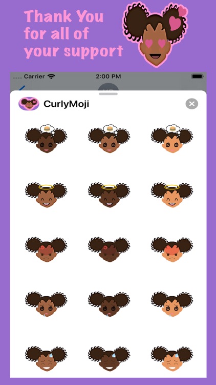 CurlyMoji