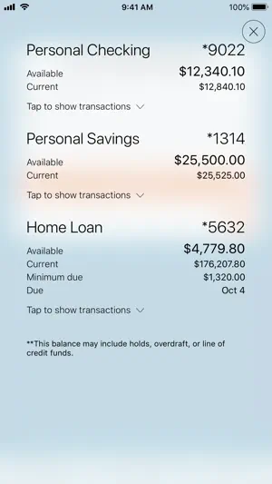 GE Credit Union Mobile Banking screenshot 1
